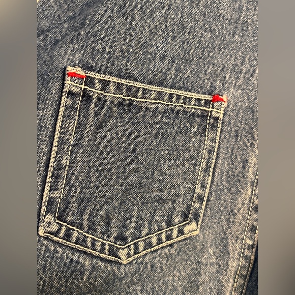 Kids Denim Overalls with Tool Design - Picture 5 of 5